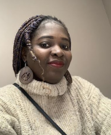 Priscilla Mac-Kittah, graduate student from Ghana.
