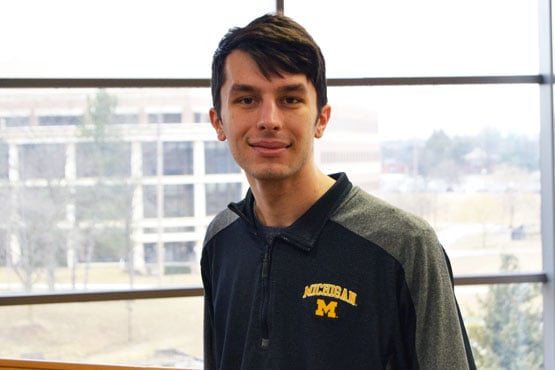 Joseph Schmidt, UM-Flint Mathematics graduate