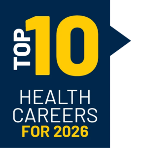 Top 10 health careers for 2026.