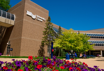 Exterior view of UM-Flint's University Center.