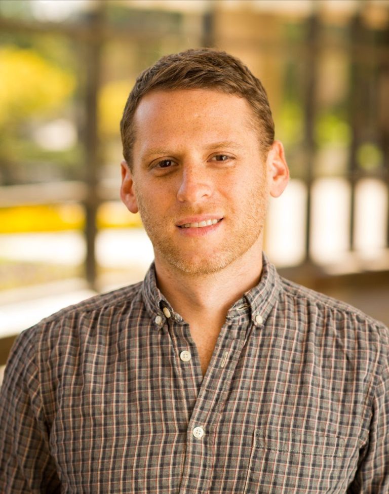 Portrait of a man in a plaid shirt
