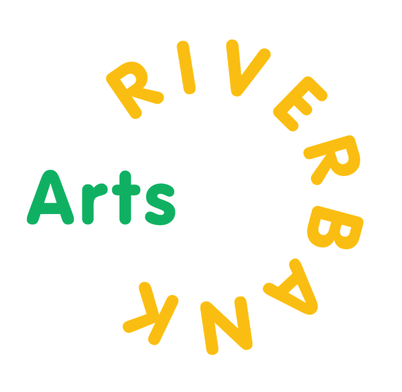 Riverbank Arts logo.