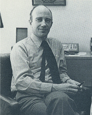 Portrait of William Moran, first chancellor of UM-Flint.