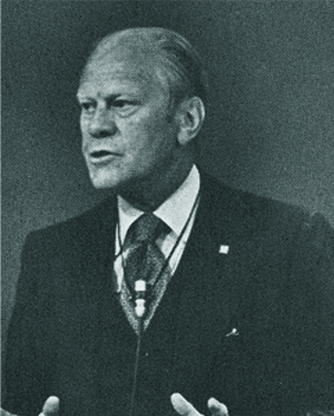 Portrait of President Gerald Ford.