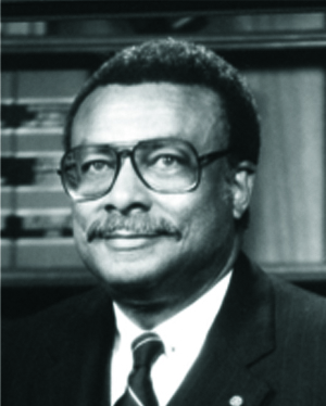 Portrait of Clinton B. Jones, third UM-Flint chancellor.