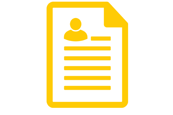 Resume document icon